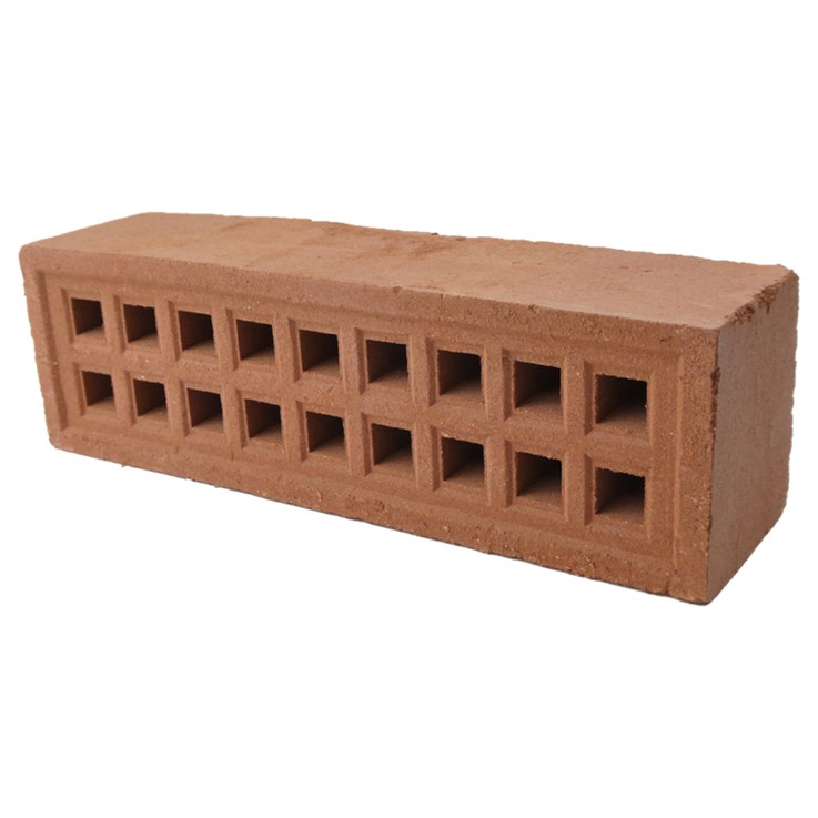 Clay Air Brick Square Hole 215x65mm Red